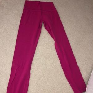 Pink Lululemon leggings